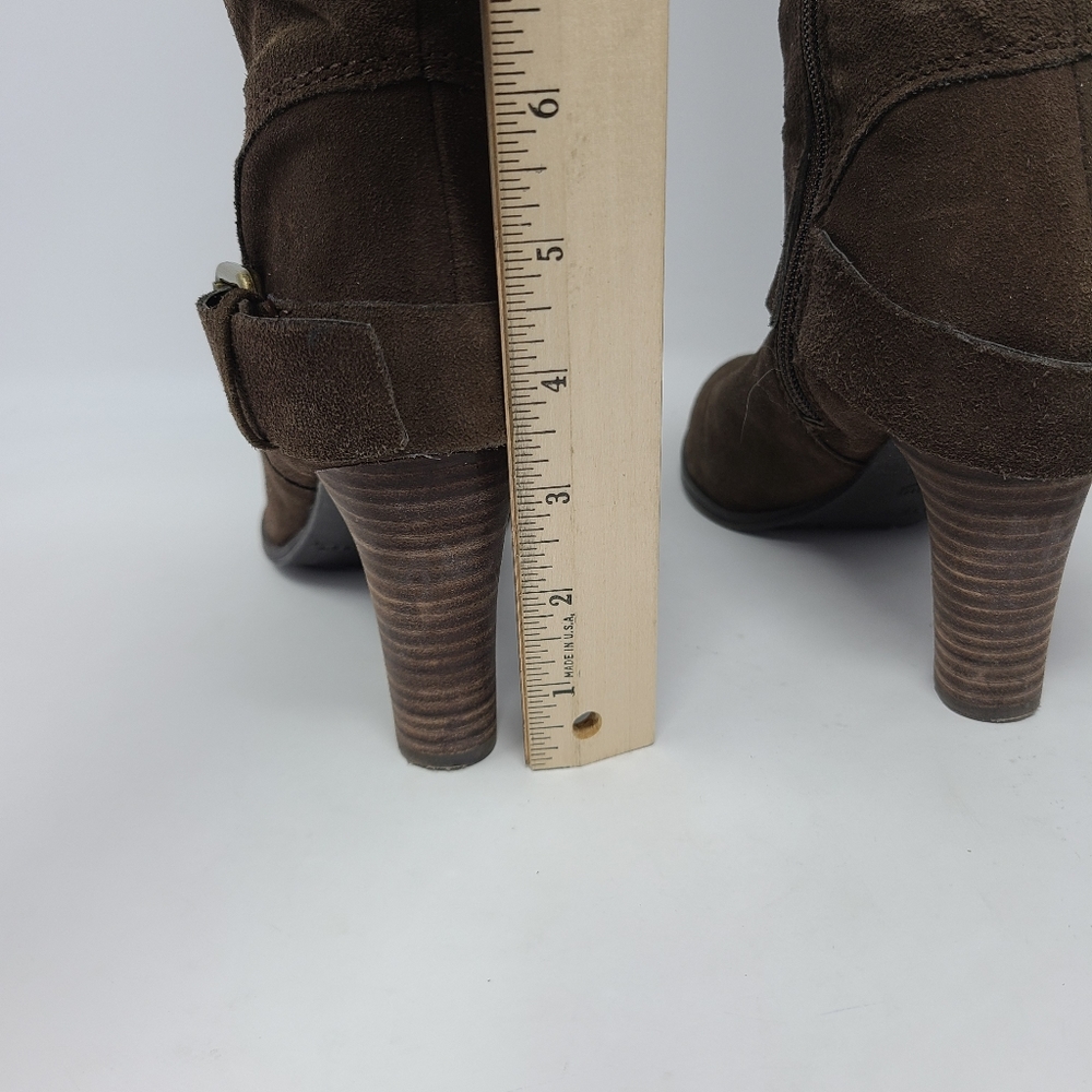 Womens Nine West High Heeled Tall Boot Brown 7.5 - Picture 5 of 10